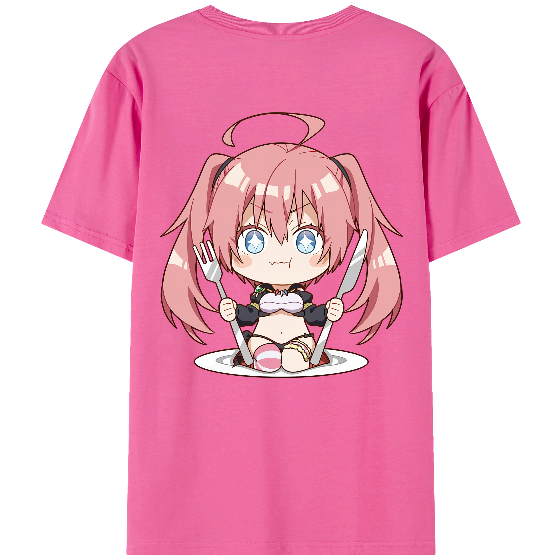 （画像用） 転スラ Regarding Reincarnated to Slime レディース半袖Tシャツ(バックプリント)